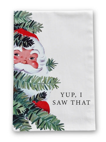 Santa Saw That Tea Towel