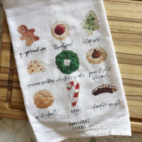Christmas Cookie Tea Towel