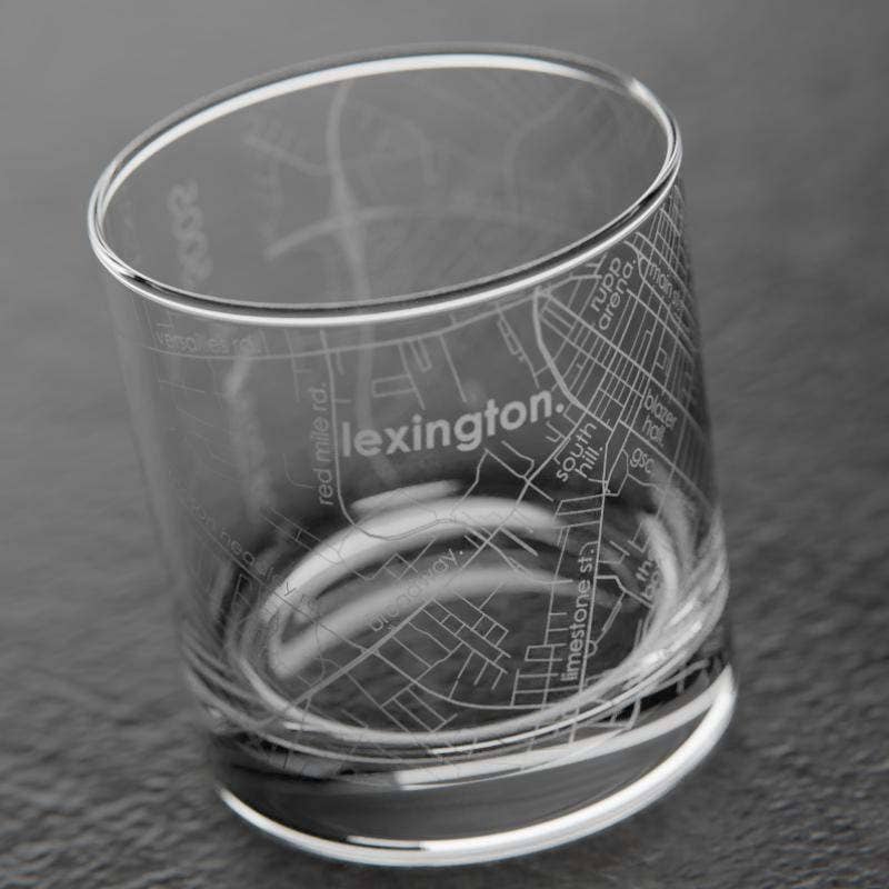 Lexington KY Rocks Glass - J. J. Fosters