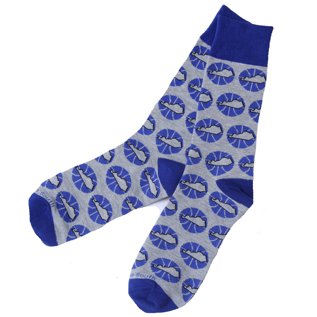 Adult Barrel Down South Socks - J. J. Fosters